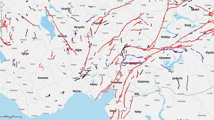 Harita Paylaşıldı..! Malatya'da Deprem Üretebilecek Faylar Bakın Ne Durumda...