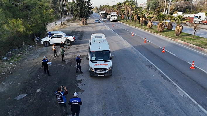 Hatay'da toplu ulaşım araçlarında sıkı denetim