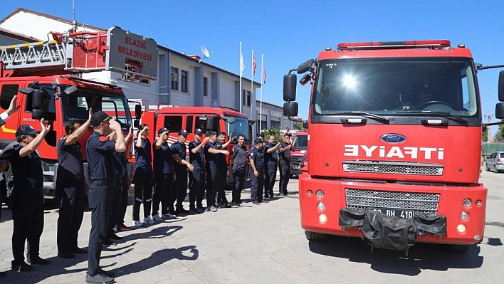 Hatay'daki orman yangınına Elazığ'dan destek