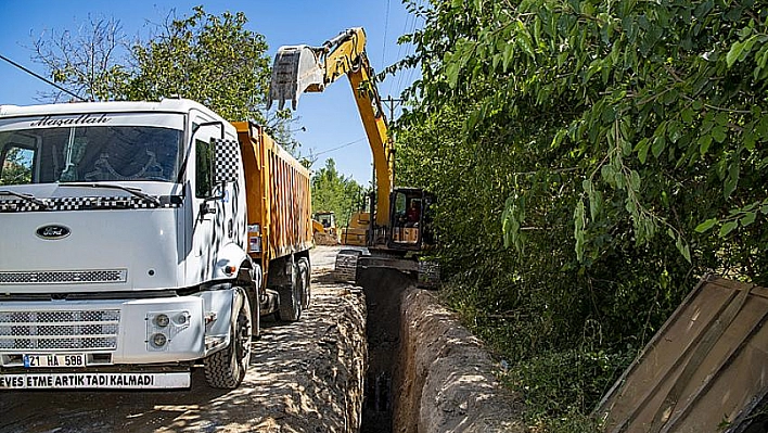 Hatunsuyu'na kanalizasyon hattı