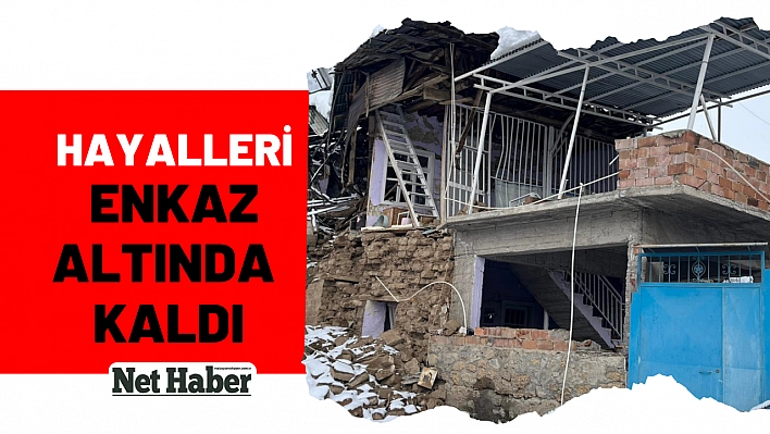 Hayalleri enkaz altında kaldı