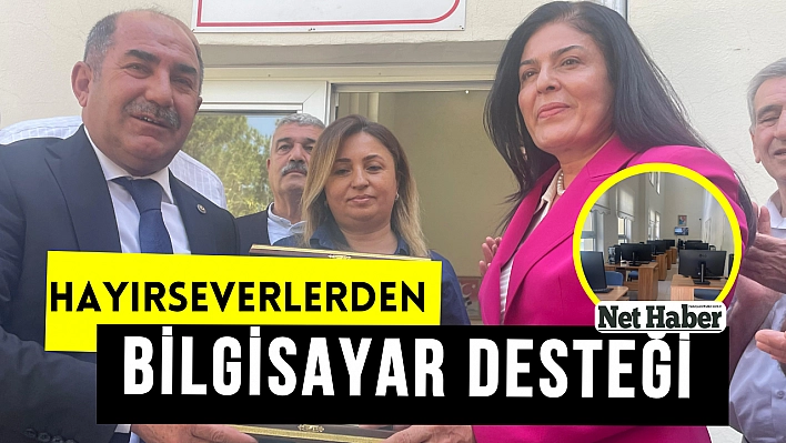 Hayırseverlerden bilgisayar desteği