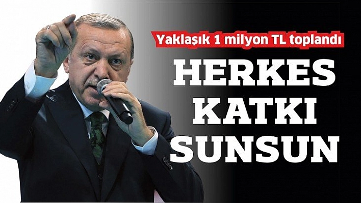 Herkes katkı sunsun