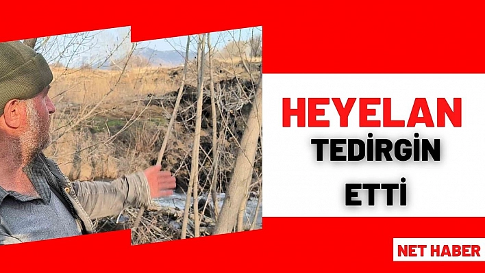 Heyelan tedirgin etti