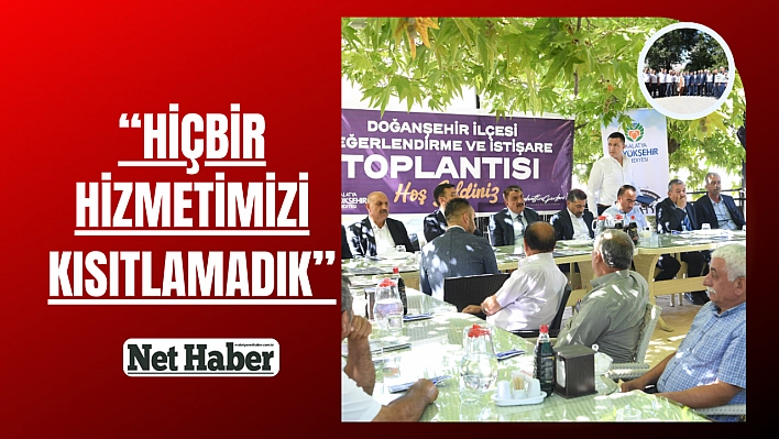 'Hiçbir hizmetimizi kısıtlamadık'