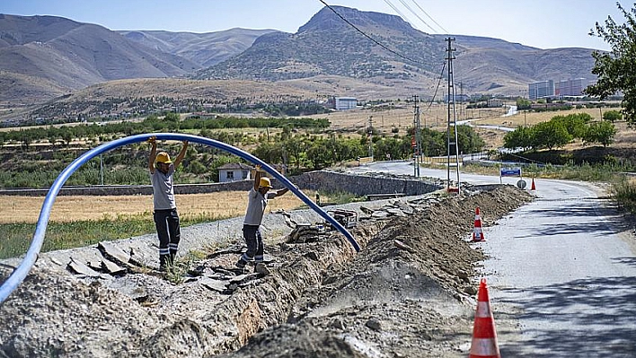 İçmesuyu hattı yenileniyor