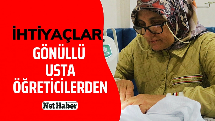 İhtiyaçlar gönüllü usta öğreticilerden