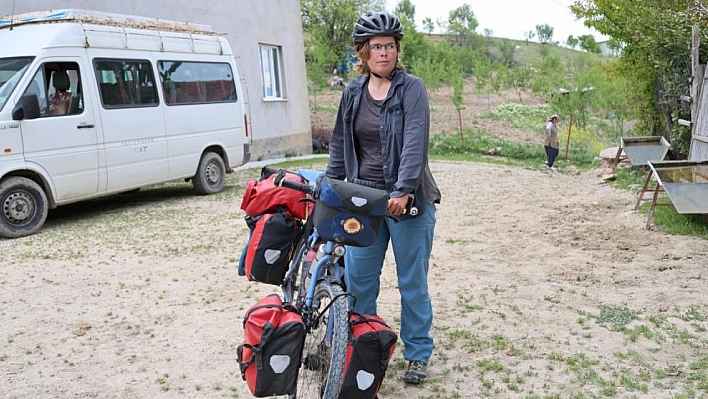 İklim için pedal çevirdi! 33 bin kilometre sonra Elazığ'a ulaştı