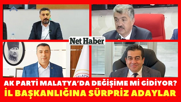 İl başkanlığına sürpriz adaylar