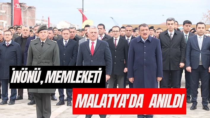 İnönü memleketi Malatya'da anıldı