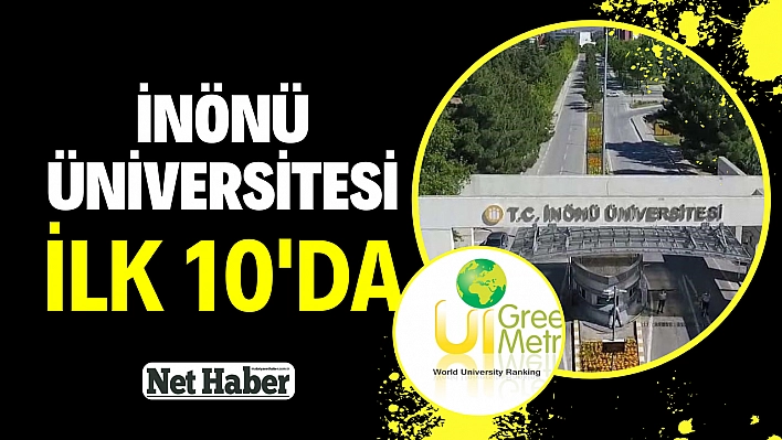 İnönü Üniversitesi ilk 10'da