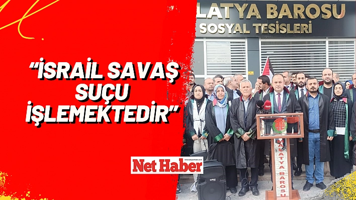 'İsrail savaş suçu işlemektedir'