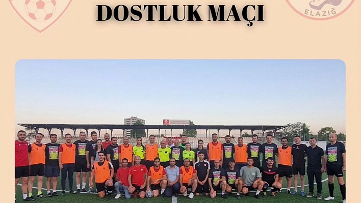 İşte Futbolun Birleştirici Gücü: Malatya-Elazığ Dostluk Maçında Buluştu!