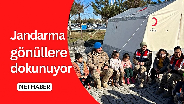 Jandarma gönüllere dokunuyor