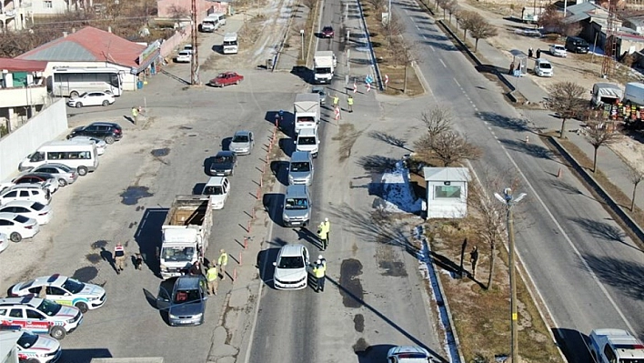 Jandarma ve polisten eş zamanlı denetim