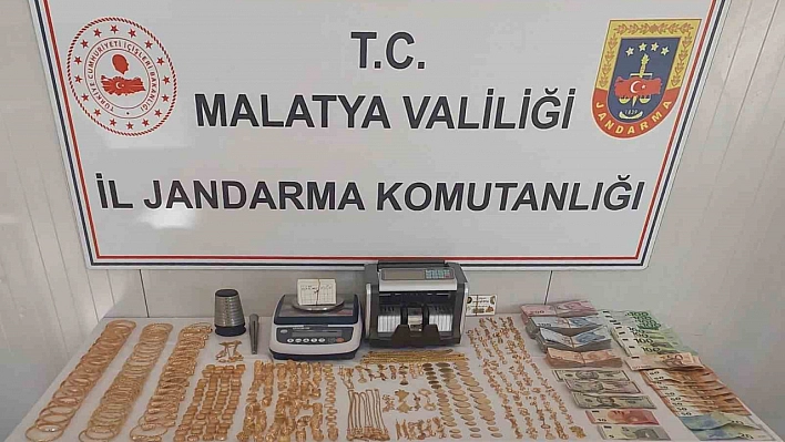 Malatya Jandarması, 6 Milyonluk Altın Kaçakçılığını Çözdü