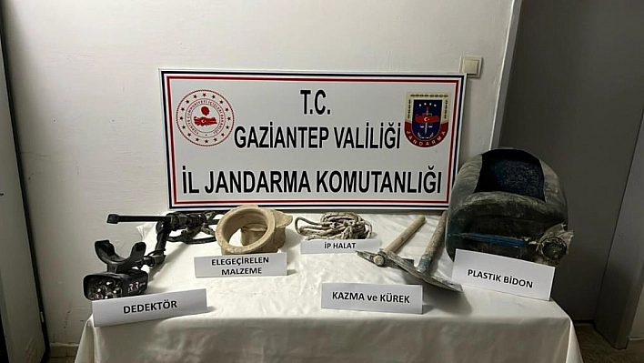 Kaçak kazı yapan 2 şahıs yakalandı