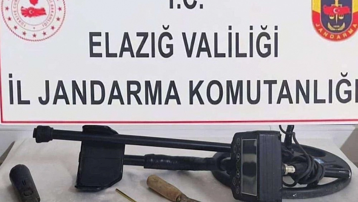 Kaçak kazı yapan 2 şüpheli yakalandı