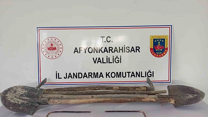 Kaçak kazı jandarma dronuna takıldı