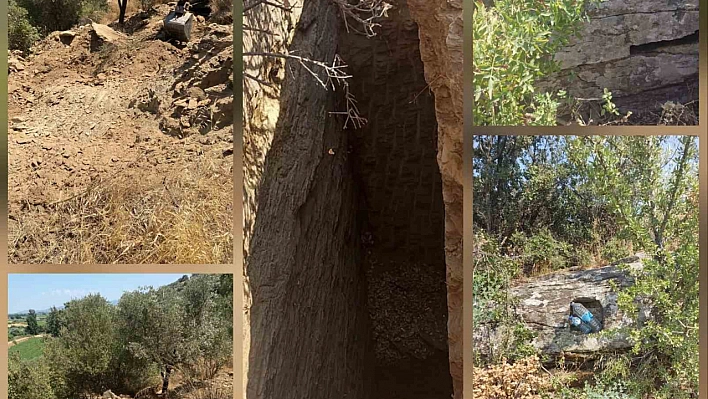 Kaçak kazı yaparken suçüstü yakalandılar