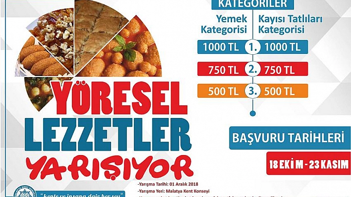 Yöresel lezzetler yarışacak