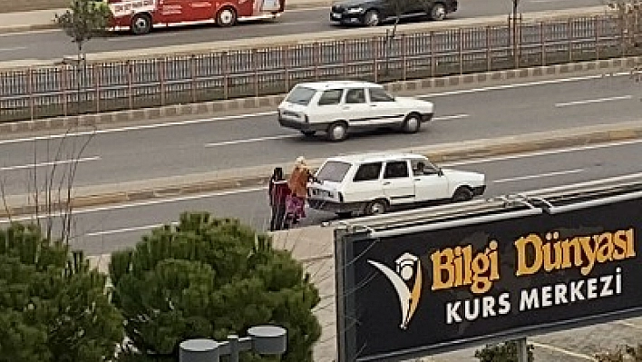 Kadınlar, erkeklere taş çıkarttı