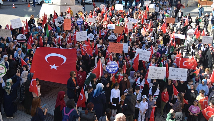 Kadınlar İsrail'in zulmüne sessiz kalmadı