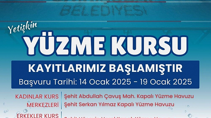 Kahramanmaraş'ta yüzme kursları başladı