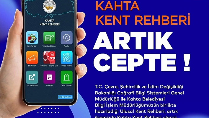 Kahta Belediyesi kent rehberi hizmete girdi