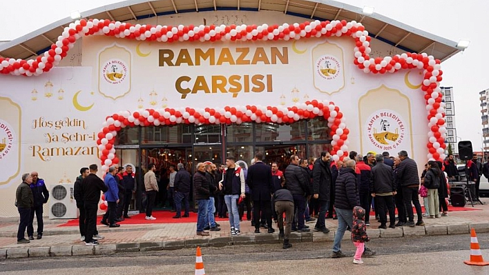 Kahta'da Ramazan Çarşısı Açıldı! Malatya'ya da Örnek Olsun