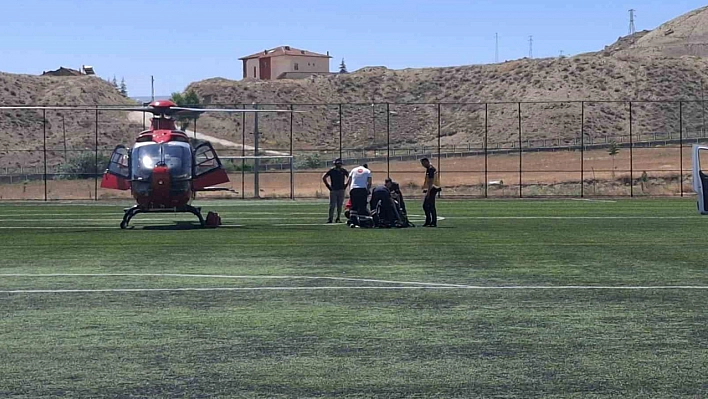 Kalp krizi geçiren hasta Malatya'ya sevk edildi