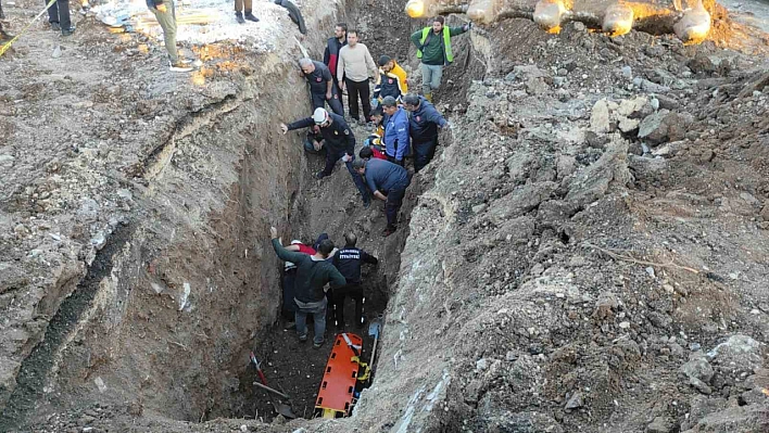 Şanlıurfa'da işçi göçük altında kaldı