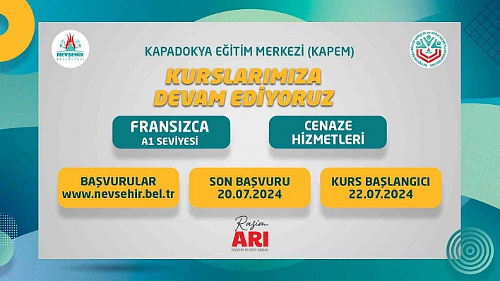 KAPEM'de 2 yeni kurs açılacak