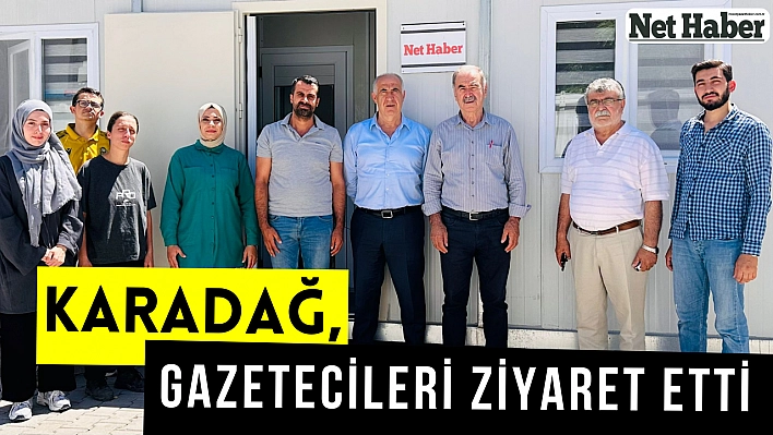 Karadağ, gazetecileri ziyaret etti