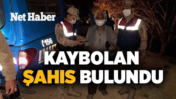 Kaybolan şahıs bulundu