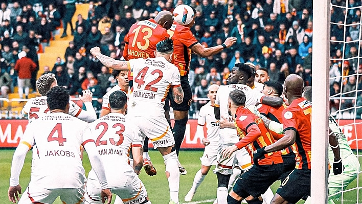 Kayserispor Galatasaray'a 3 sezon sonra kaybetti