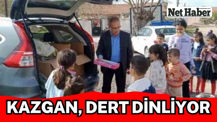 Kazgan, dert dinliyor