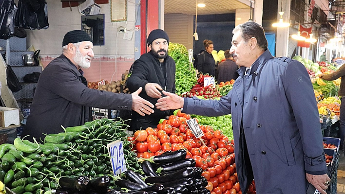 Keskin'den esnaf ziyareti