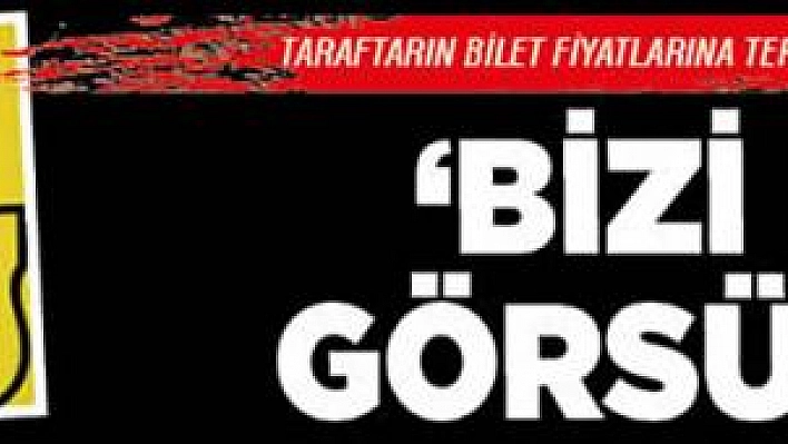 'BİZİ HOŞ GÖRSÜNLER'