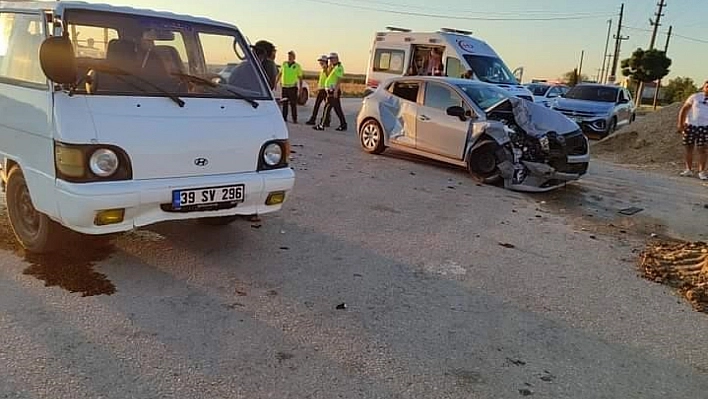 Kırklareli'de trafik kazası: 6 yaralı