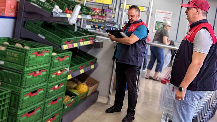 Kırklareli'nde marketler denetime girdi