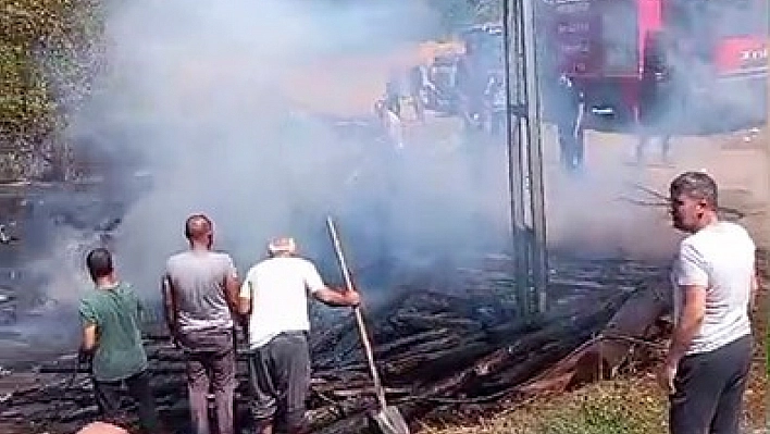 Kış için biriktirdikleri heba oldu