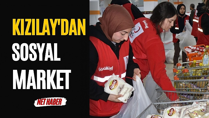 Kızılay'dan Malatya'ya sosyal market