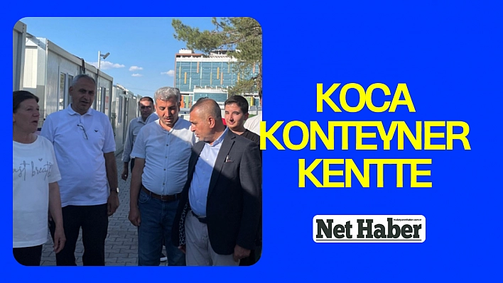 Koca konteyner kentte