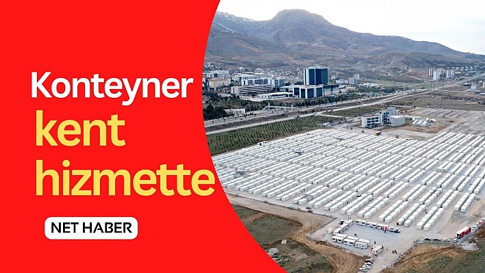 Konteyner kent hizmette