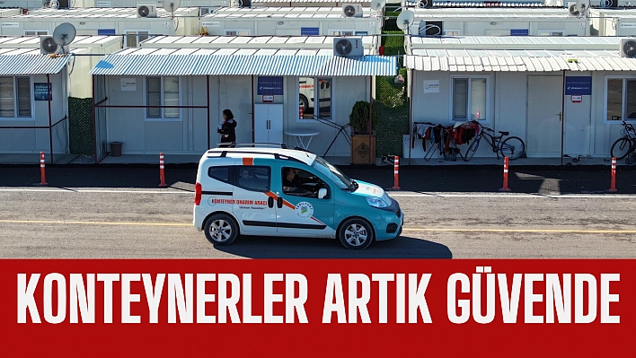 Konteynerler artık güvende