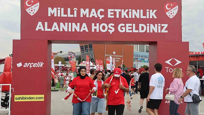 Konya'da mili maç heyecanı