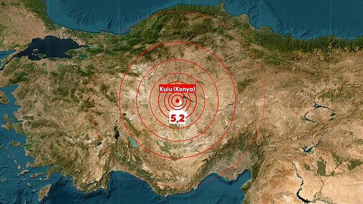 Konya sallandı: 5.2'lik deprem panik yarattı