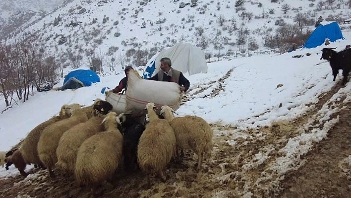 Köylerde kış mesaisi