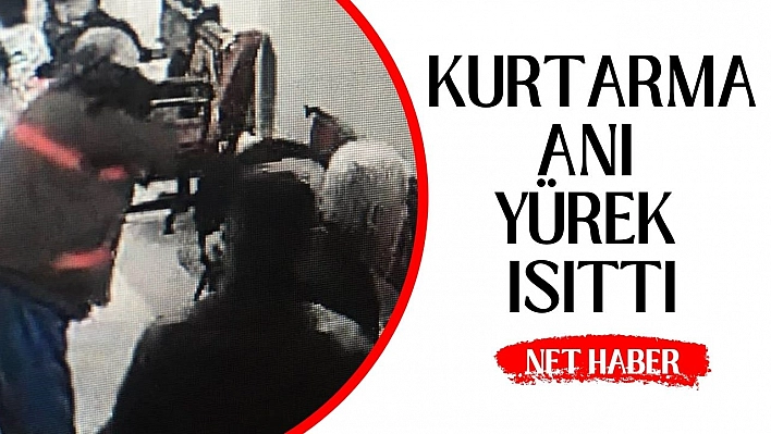 Kurtarma anı yürek ısıttı